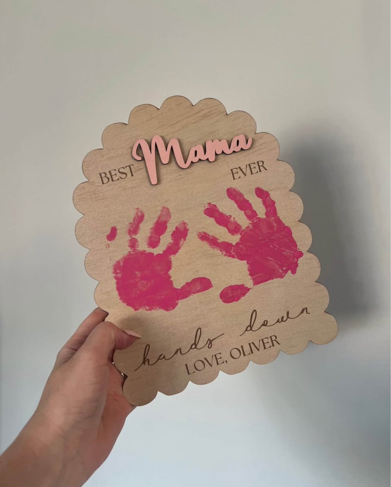 ‘Best Mama Ever’ Hands Down Plaque