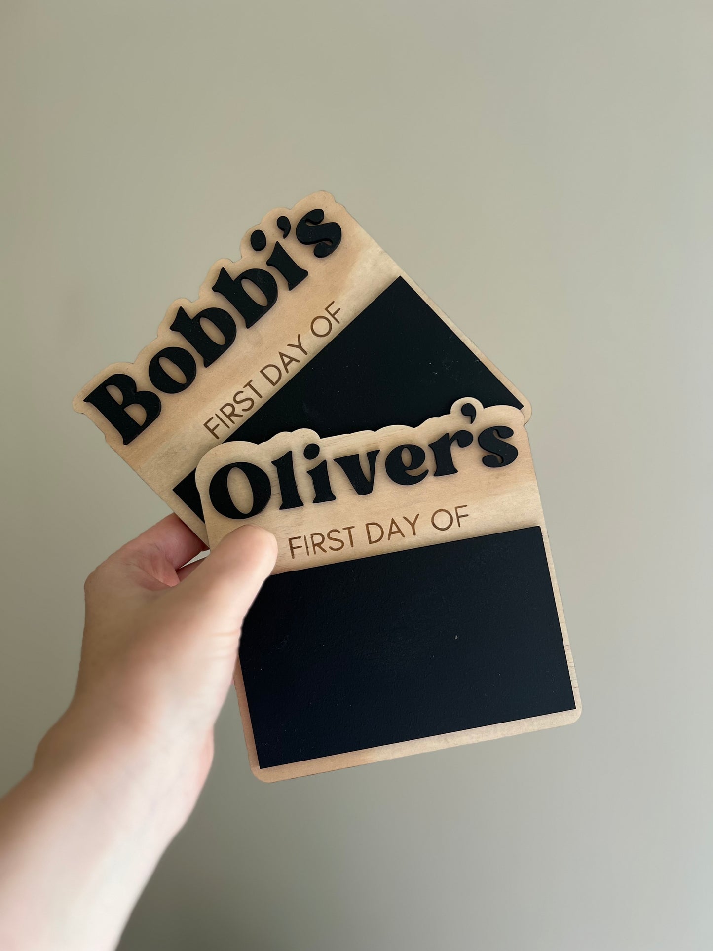‘First Day Of’ Mini Chalkboards
