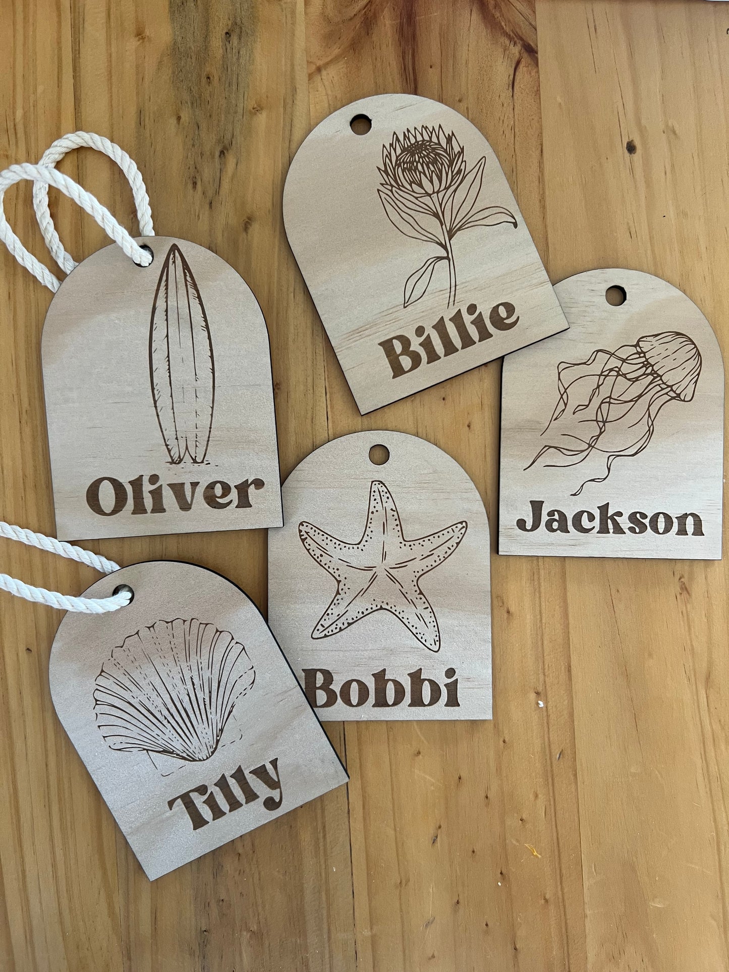 Personalised Back to School Bag Tags