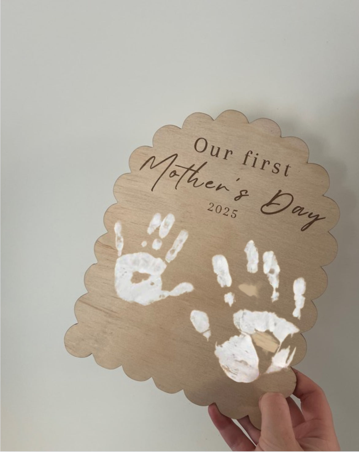‘Our First Mother’s Day’ Handprint Plaque
