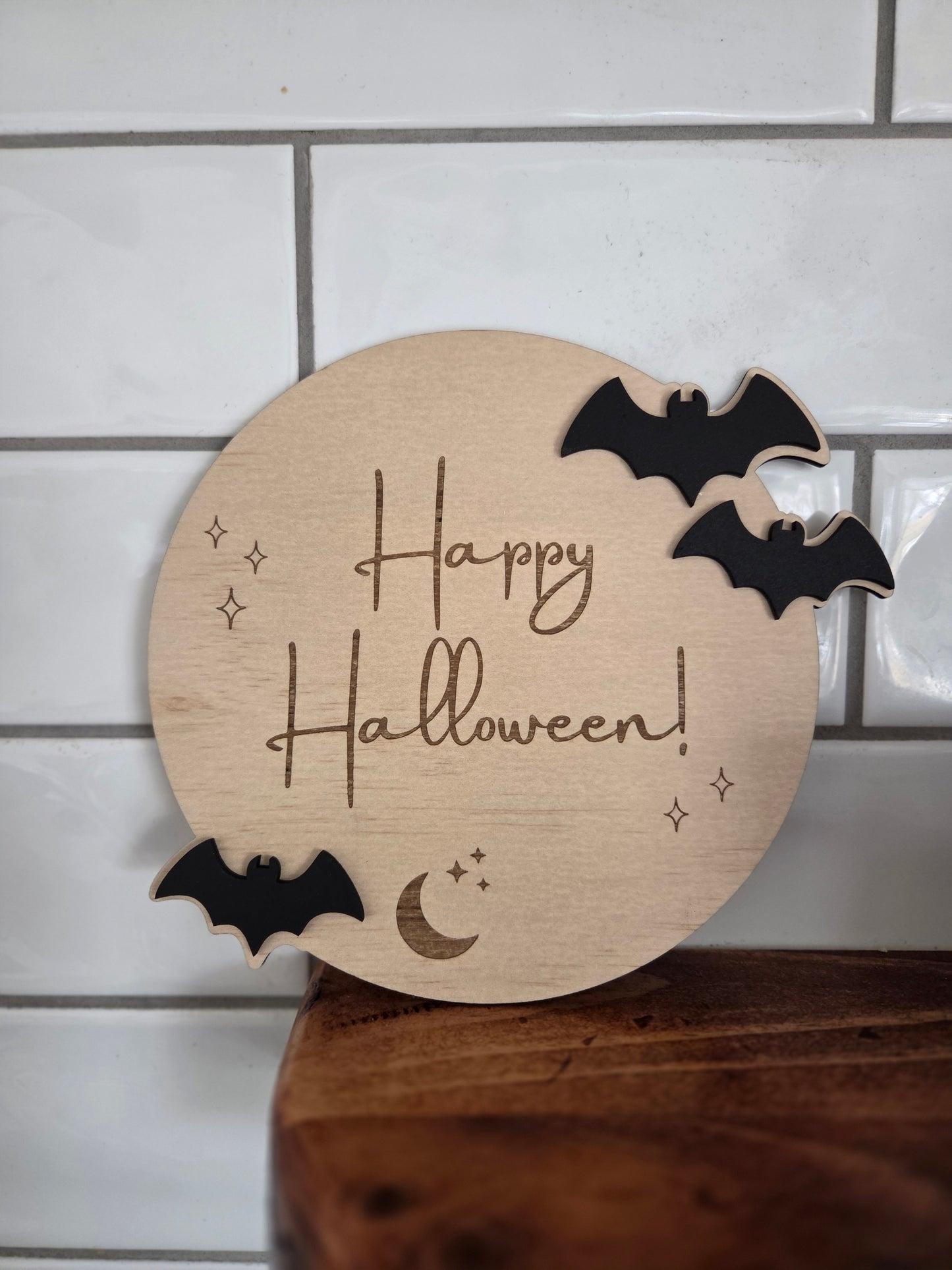 Happy Halloween Display Plaque