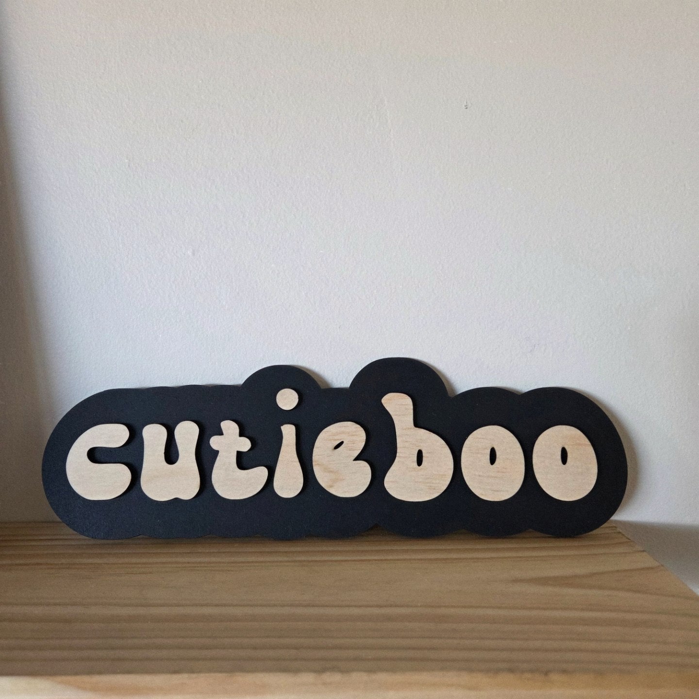 Double Layer 'Boo' Display Signs