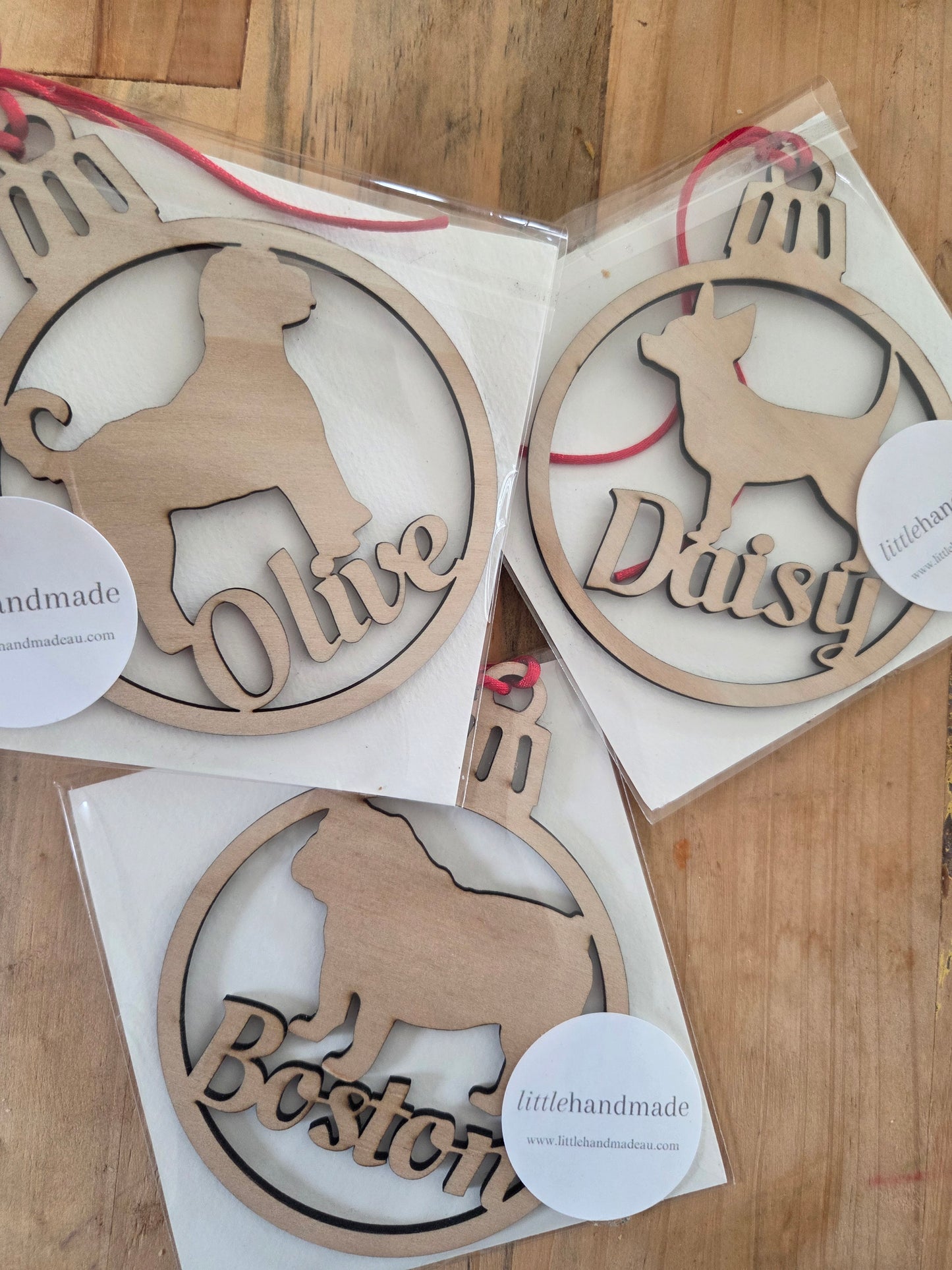 Personalised Dog Baubles