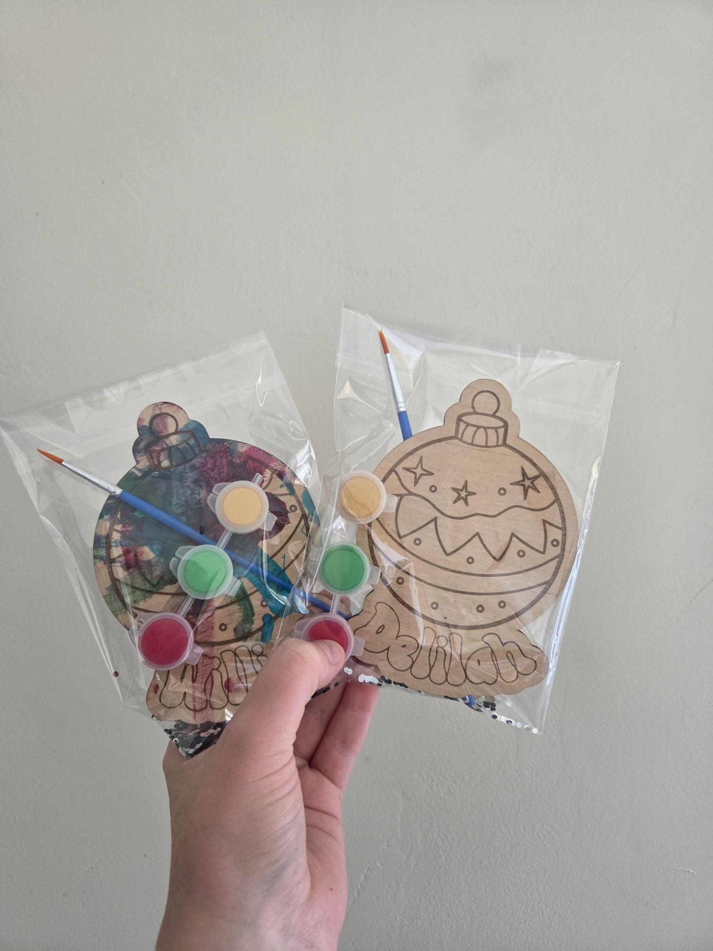 Personalised Painting Bauble Kit