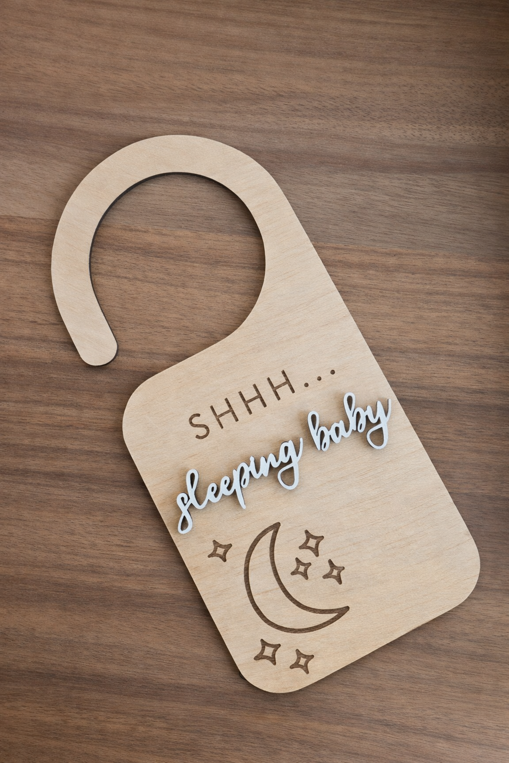 SHHH... Sleeping Baby Door Hanger