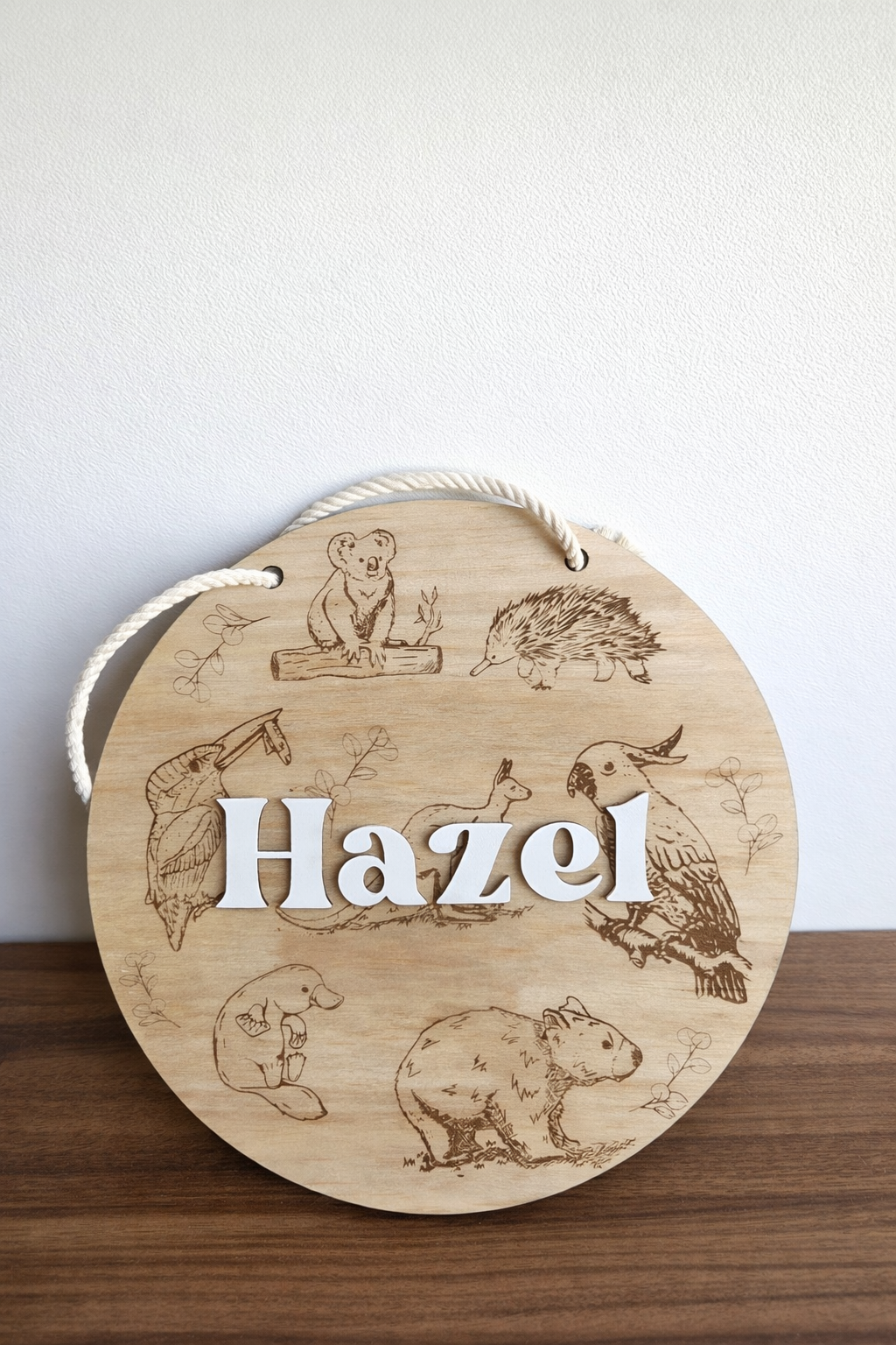 Australian Animal Engraved Name Sign