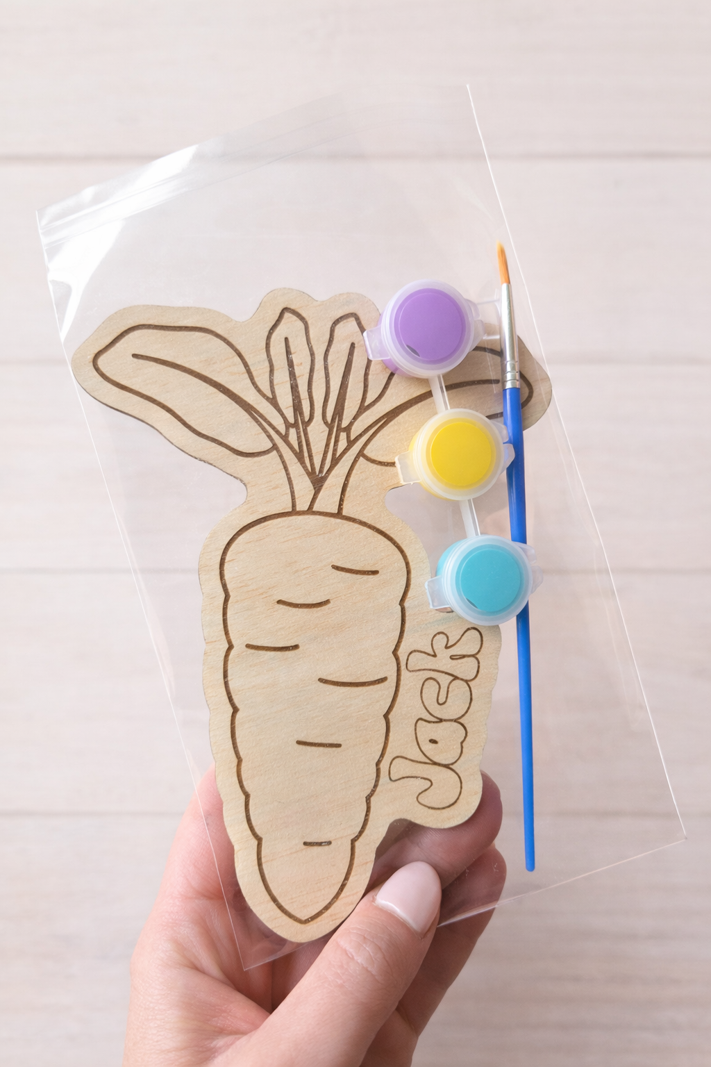 Personalised Easter Carrot Painting Kit