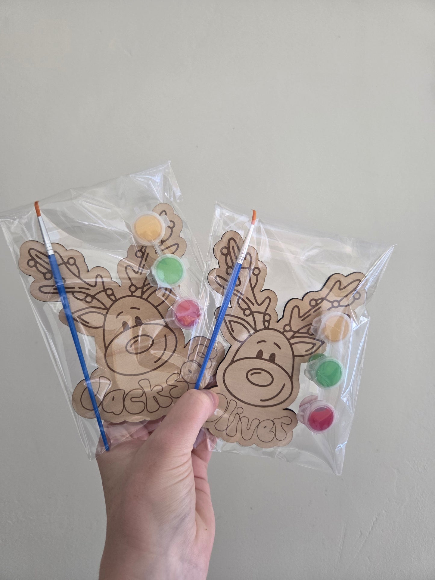 Personalised Reindeer Painting Kit