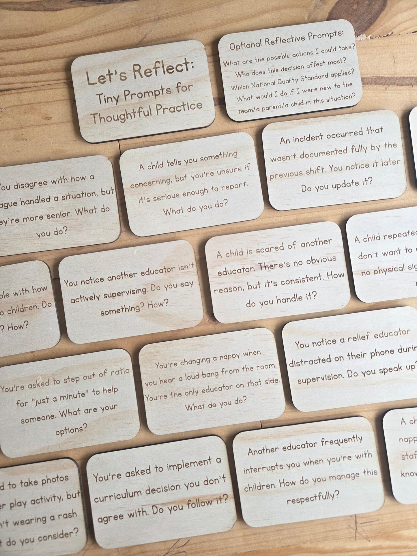 Let's Reflect: Tiny Prompts for Thoughtful Practice