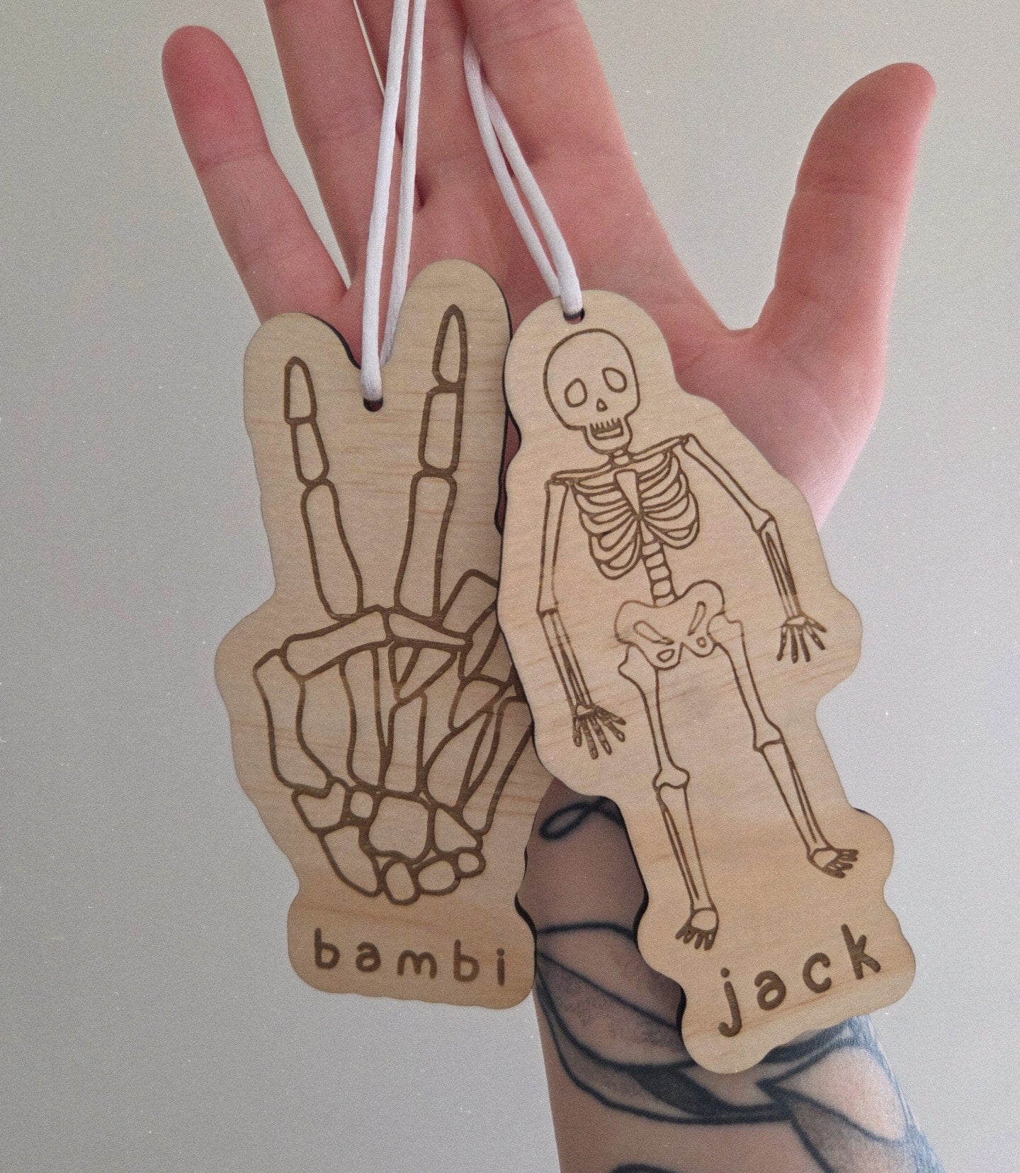Personalised Halloween Trick or Treat Basket Tags