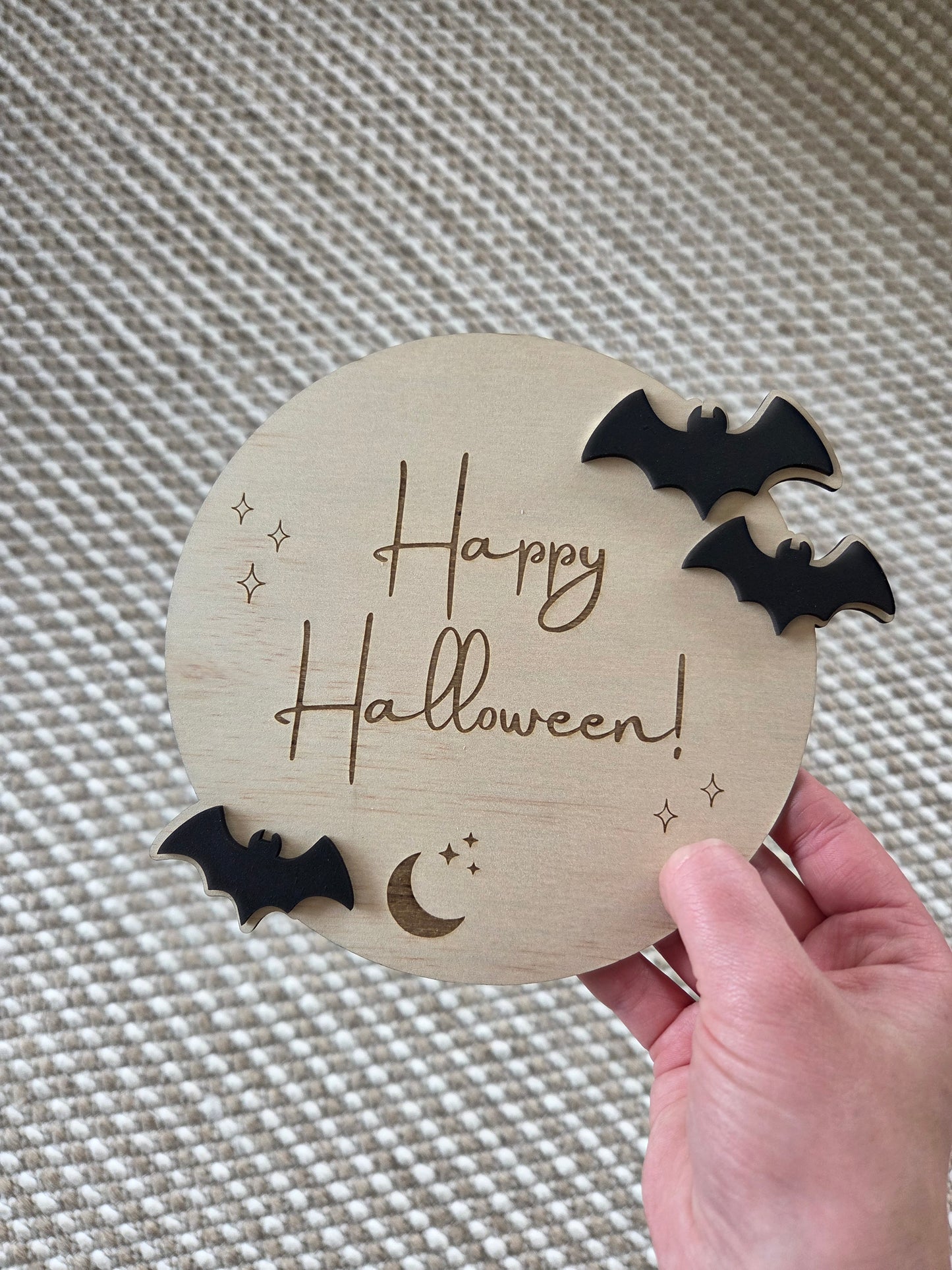 Happy Halloween Display Plaque