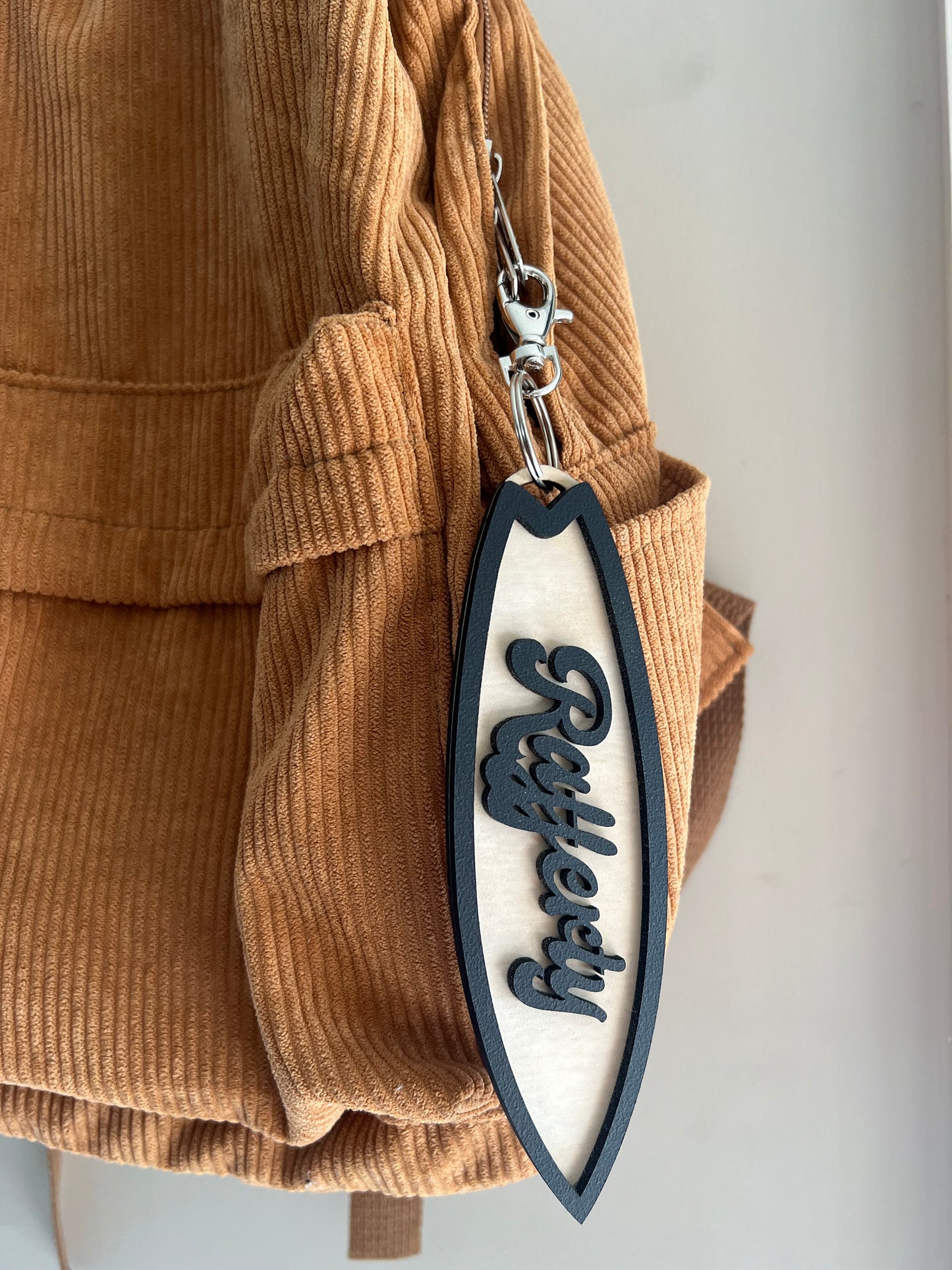 Personalised Surfboard Bag Name Tags