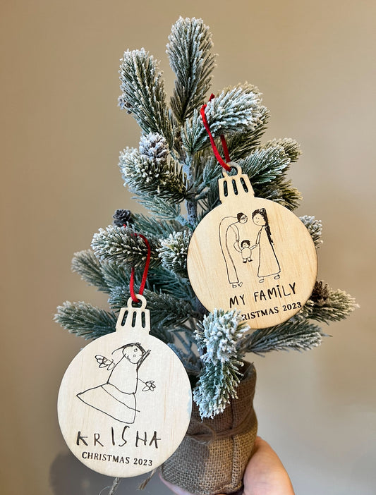 Personalised Custom Christmas Baubles