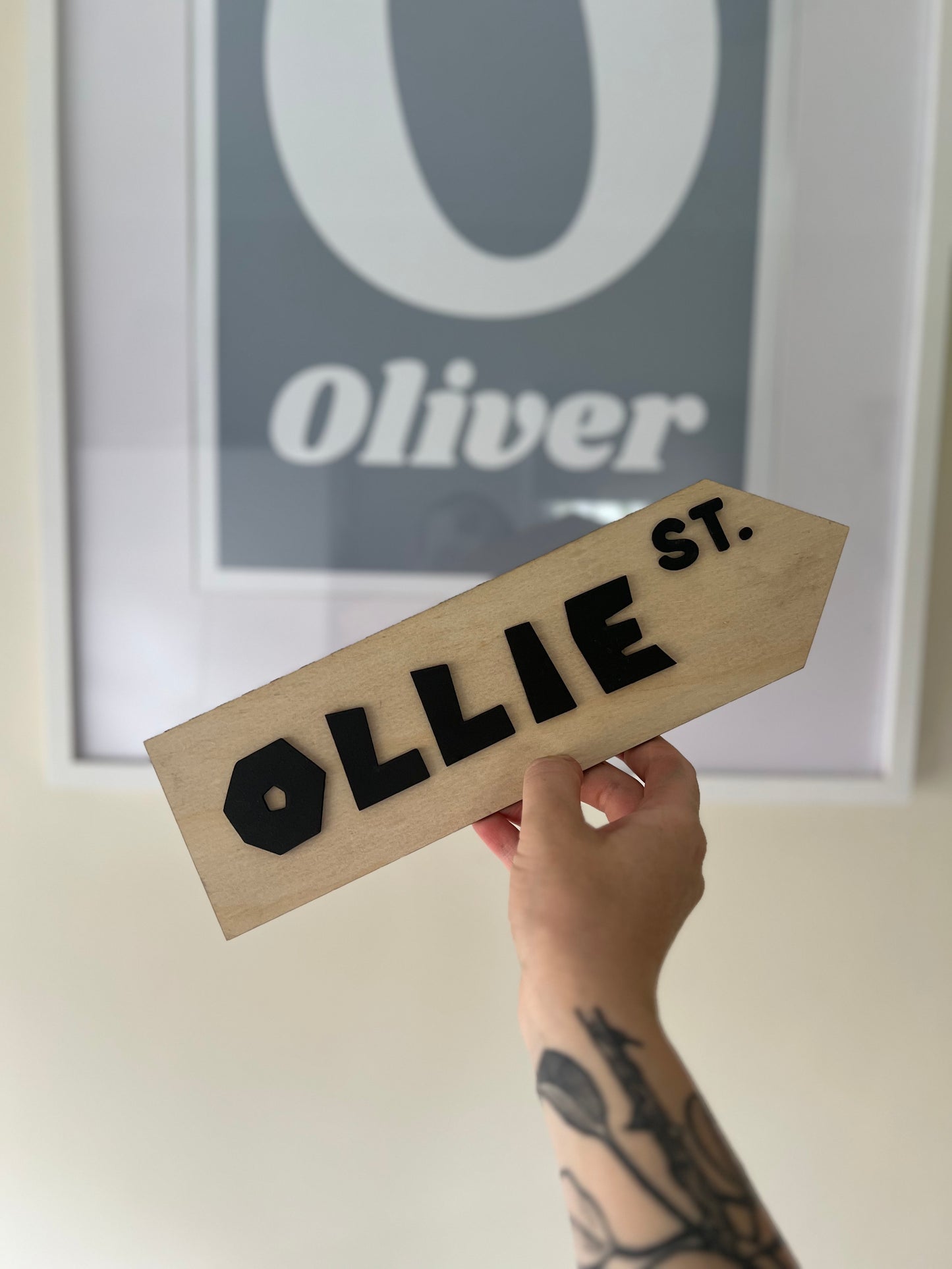 Personalised Street Name Sign