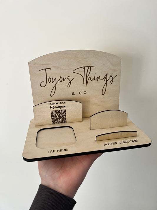 Square Reader Business Stand - Plywood