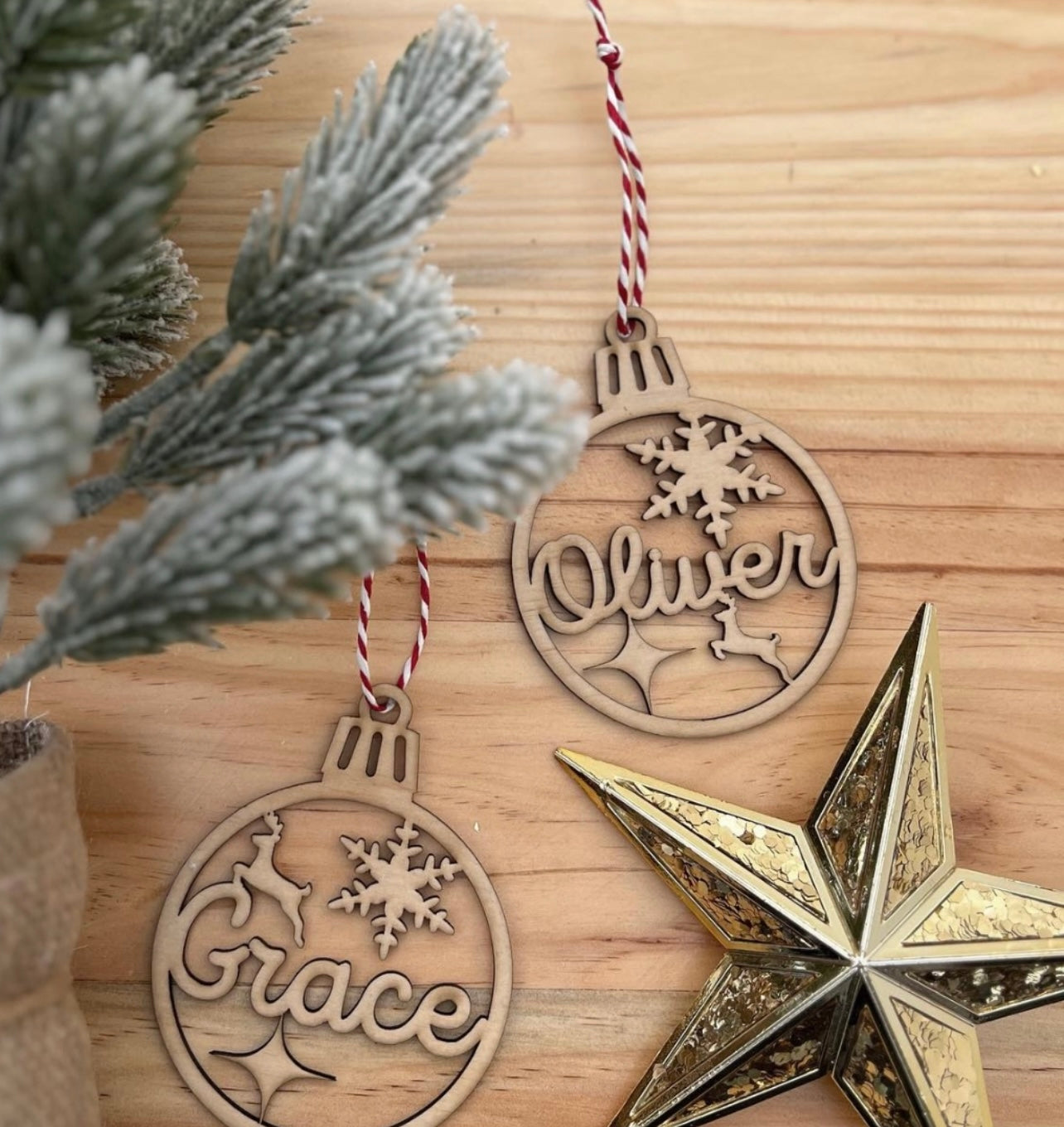 Personalised Christmas Baubles