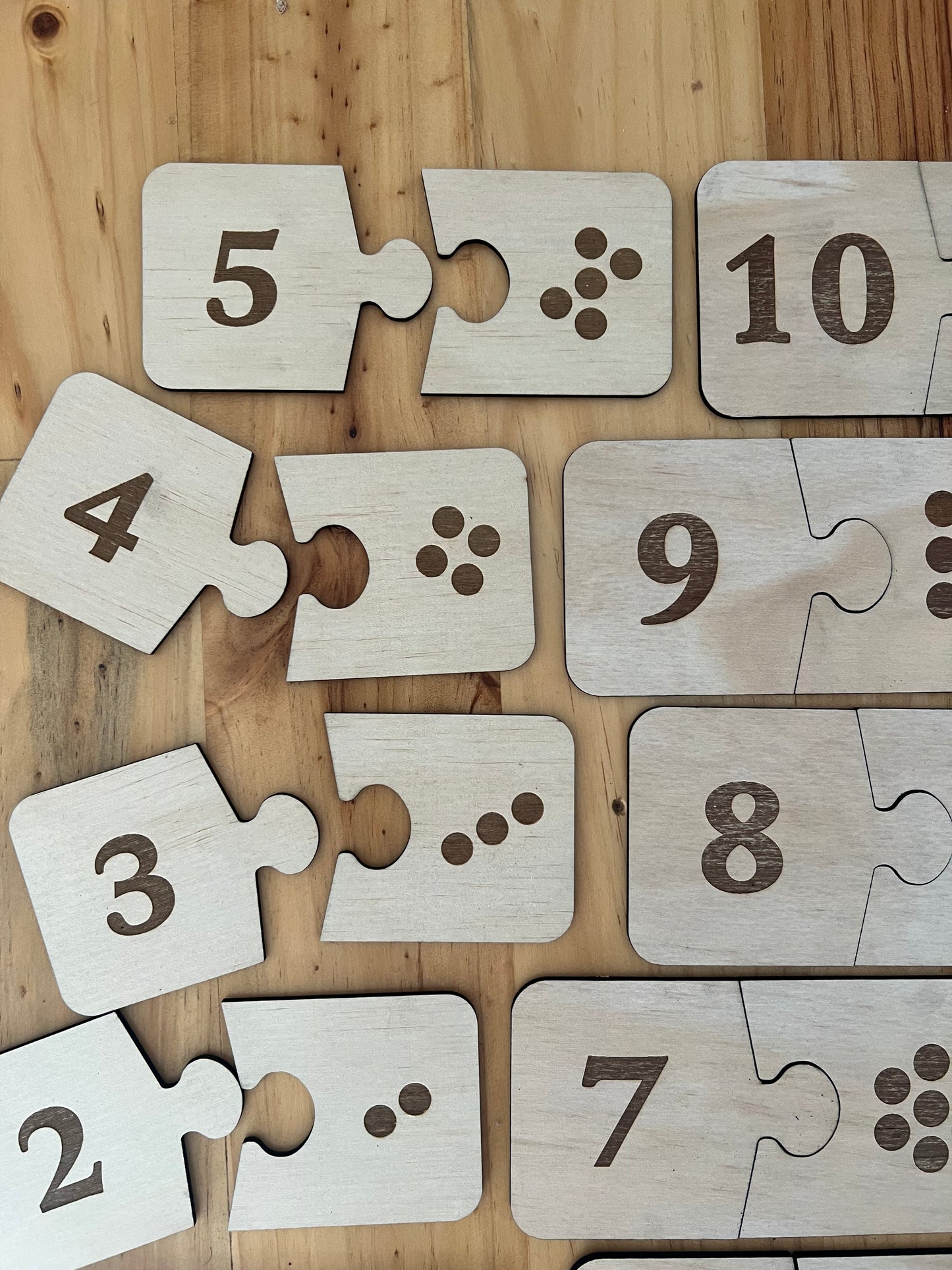 1-10 Matching Maths Puzzle