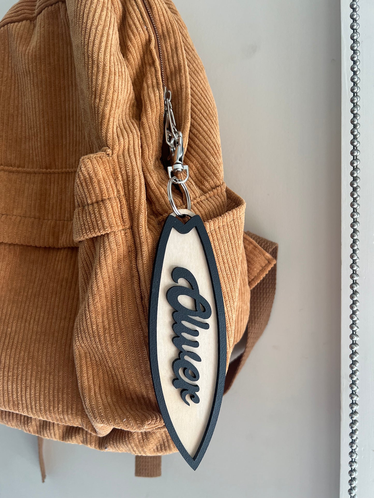 Personalised Surfboard Bag Name Tags