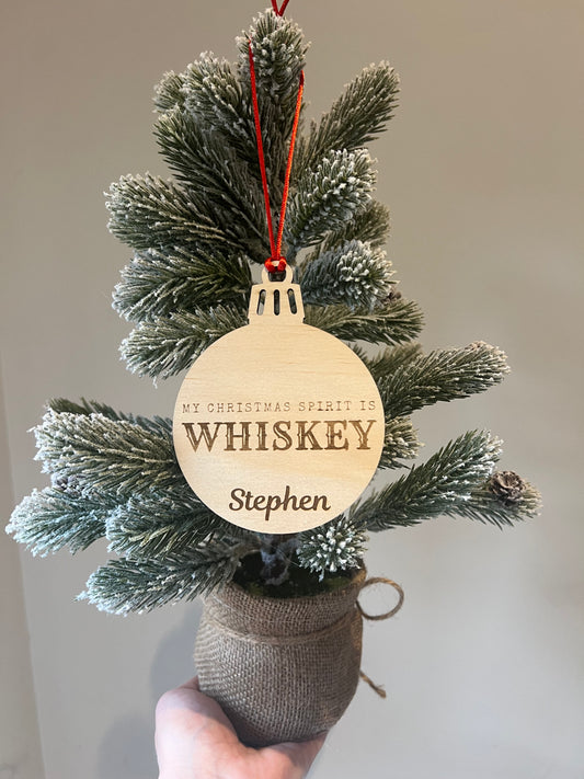 ‘Whiskey Spirit’ Whisky Lover 2024 Christmas Bauble