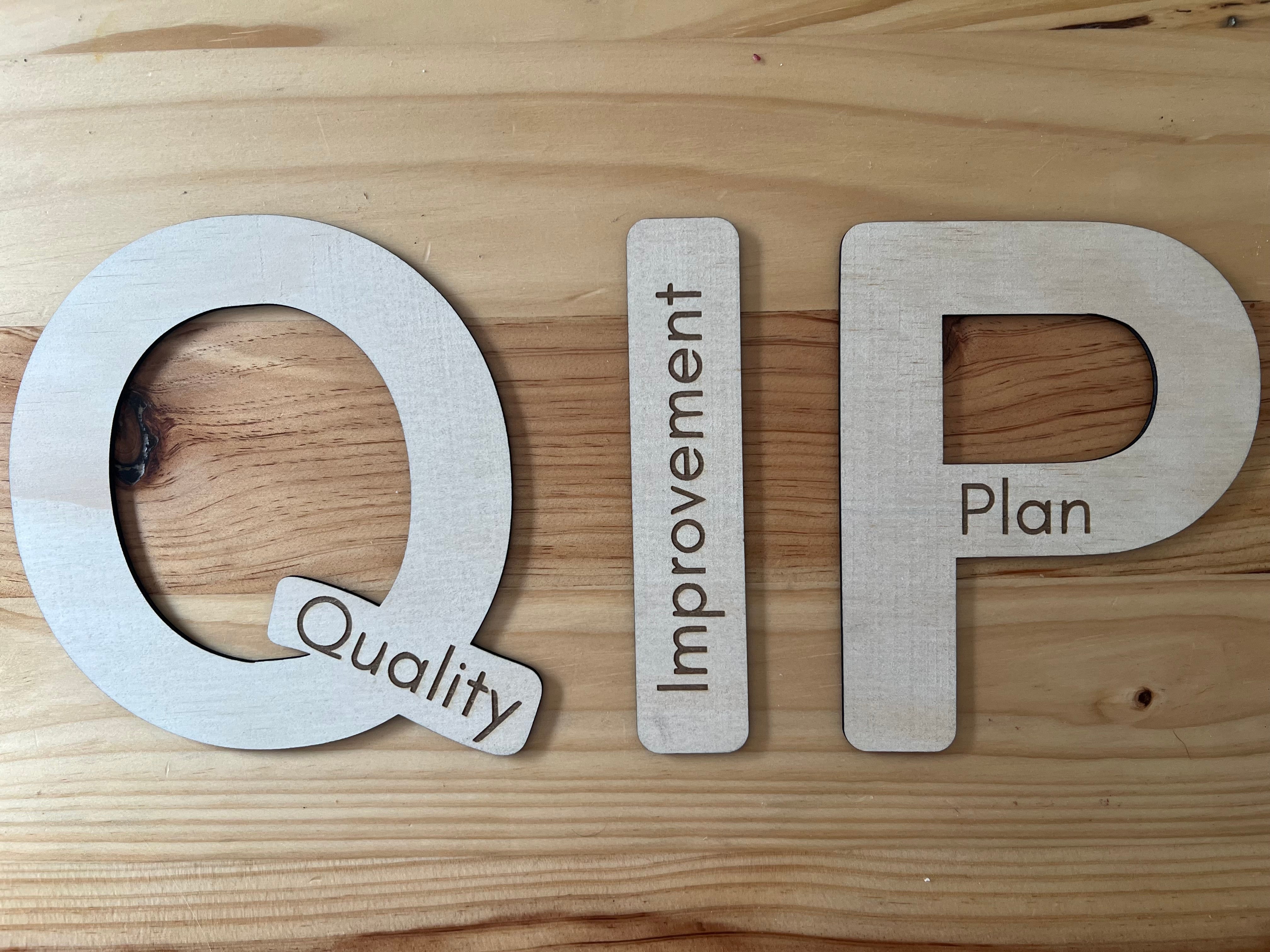 QIP Display Sign – Little Handmade