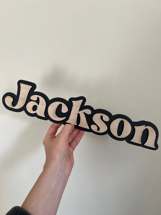 Personalised Double Layer Sign
