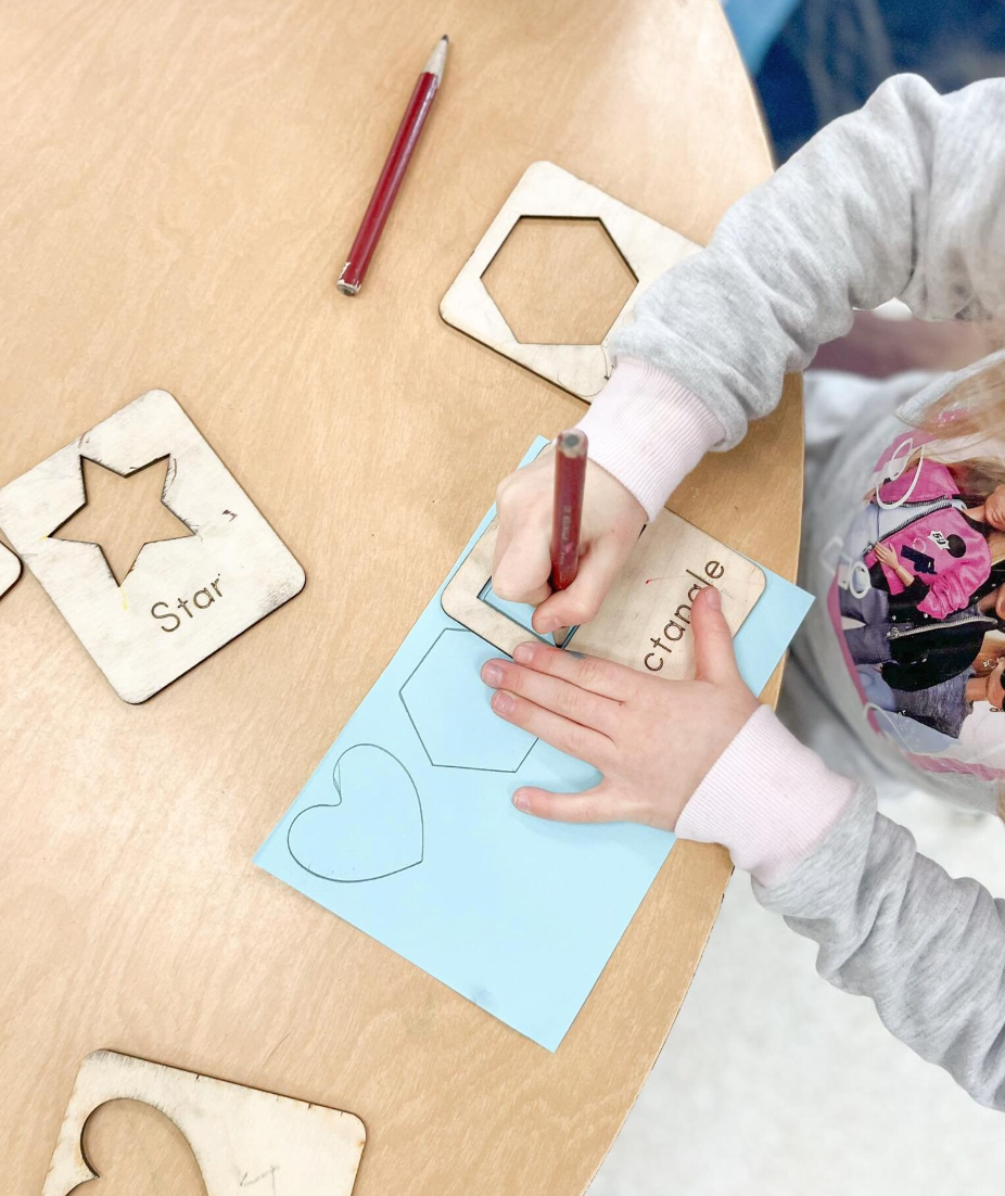 Wooden Shape Flashcards