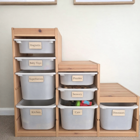 Rectangle Toy Storage Label Tags
