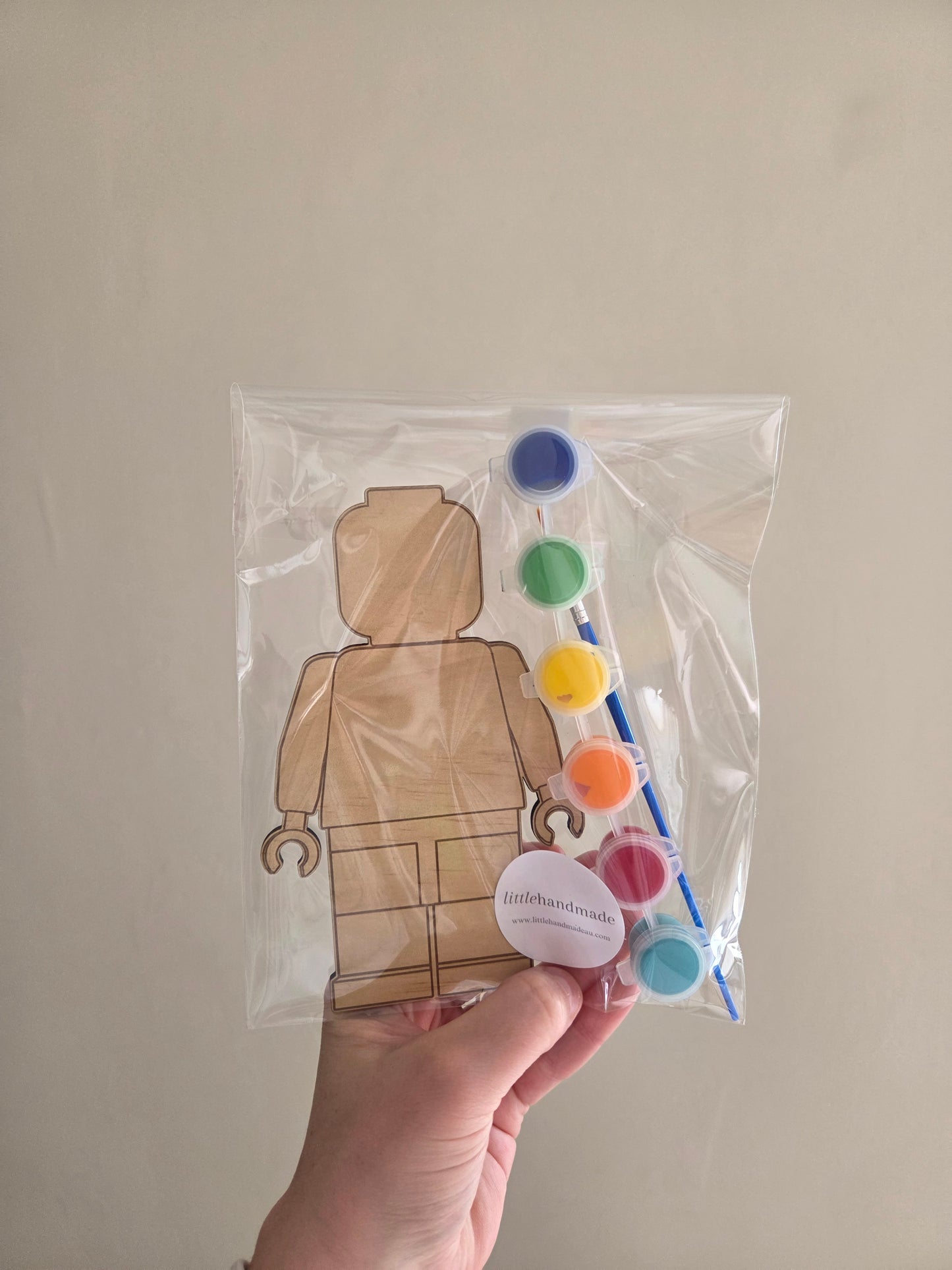 Lego Man Paint and Paintbrush Craft Kit