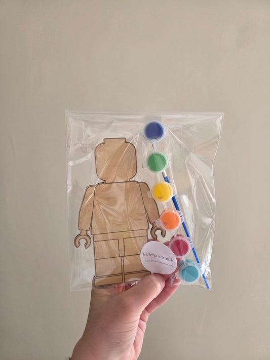 Lego Man Paint and Paintbrush Craft Kit