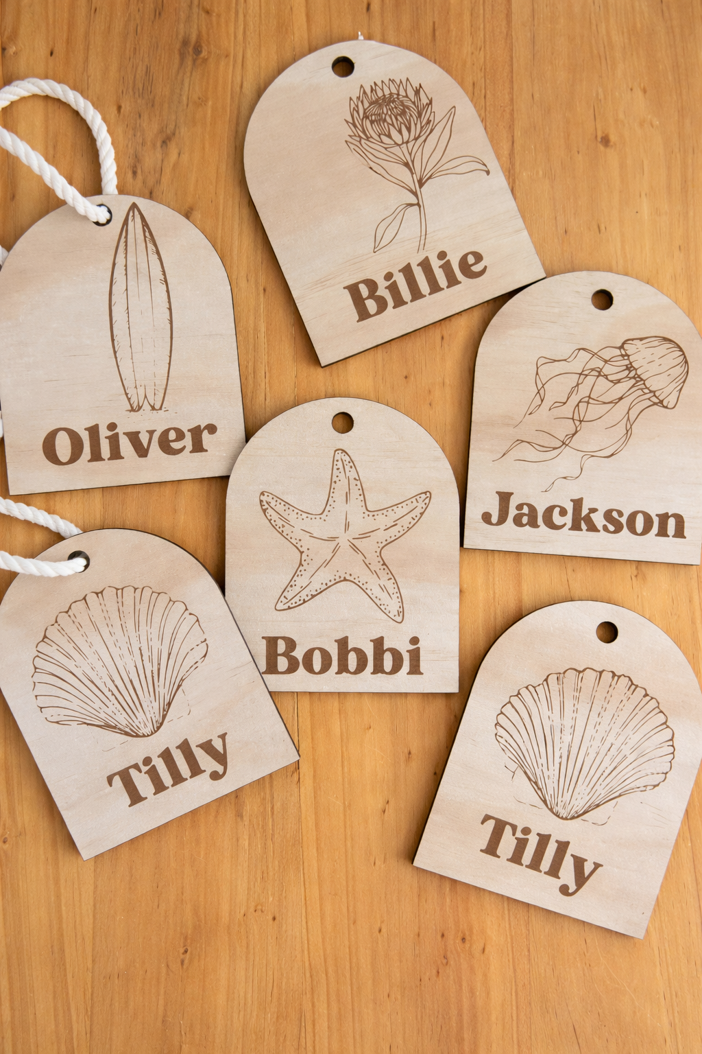 Personalised Back to School Ocean Themed Bag Tags