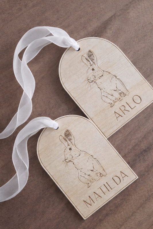 Easter Bunny Basket Tags