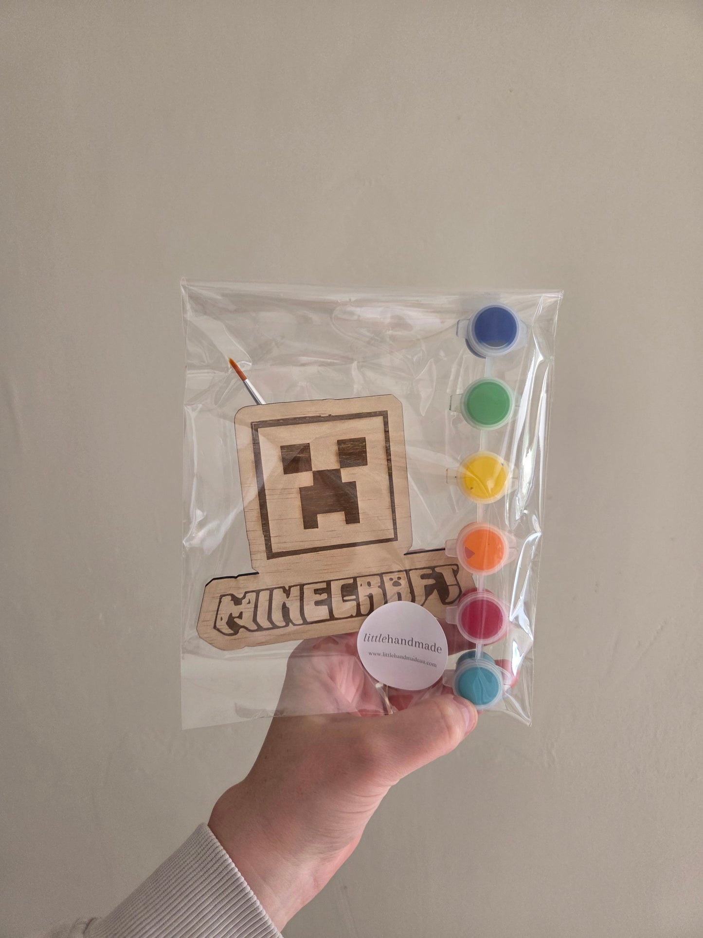 Minecraft Paint and Paintbrush Craft Kit