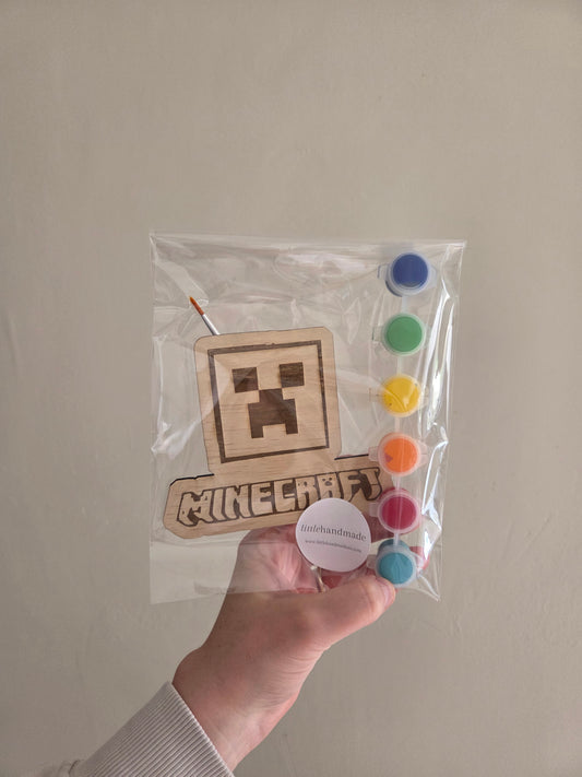 Minecraft Paint and Paintbrush Craft Kit