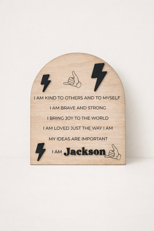 Children's Affirmation Plaque