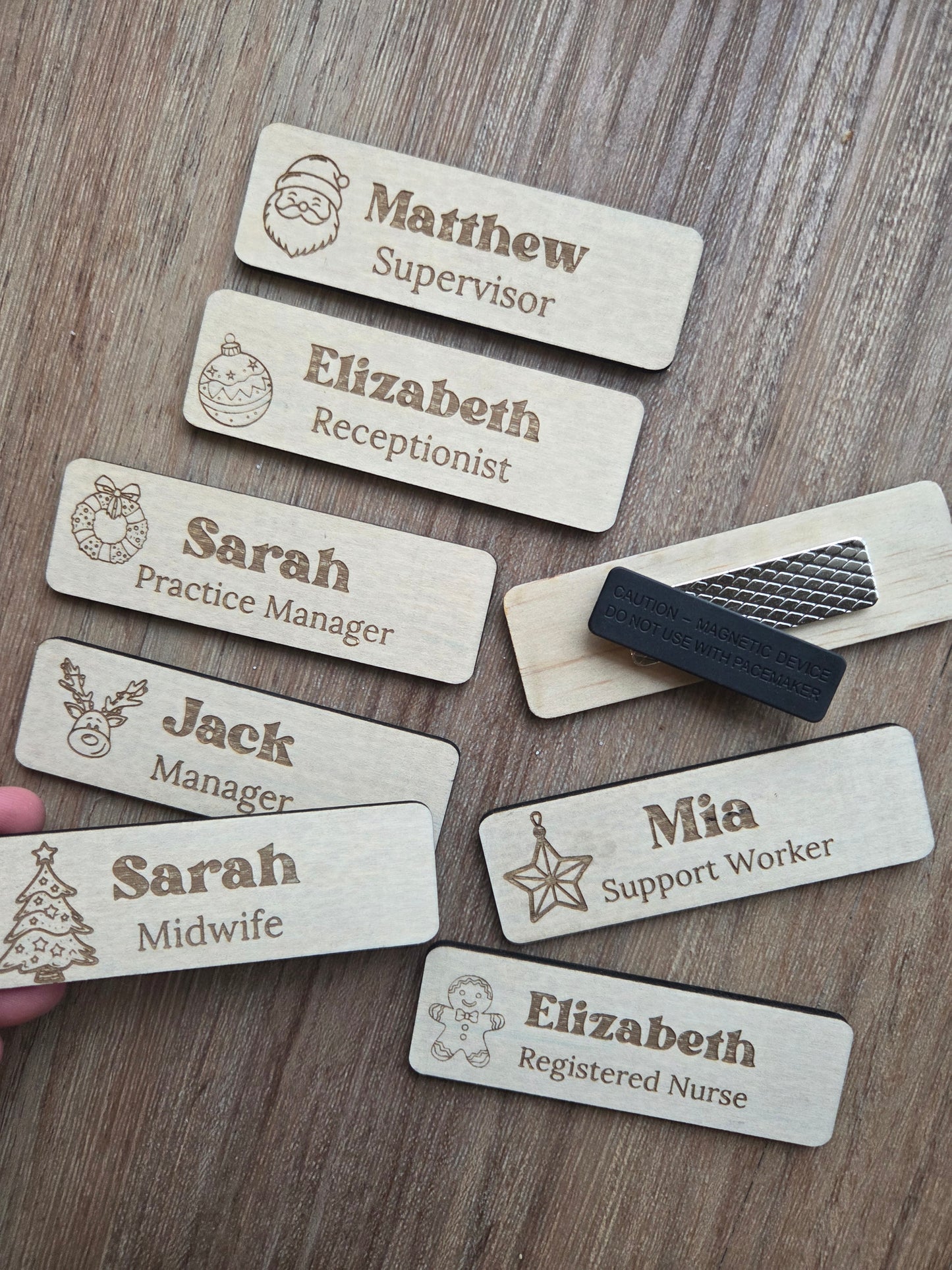 Personalised Business Magnetic Name Badges