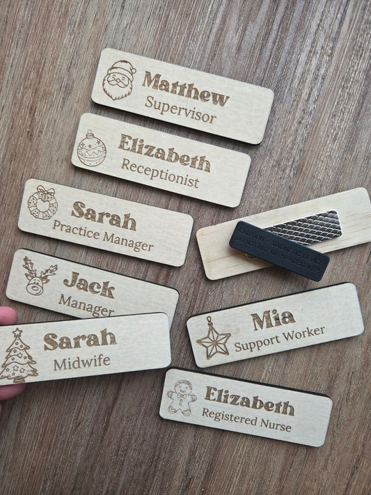 Personalised Business Magnetic Name Badges