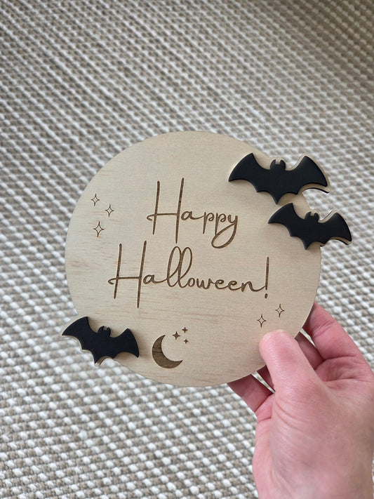 Happy Halloween Display Plaque