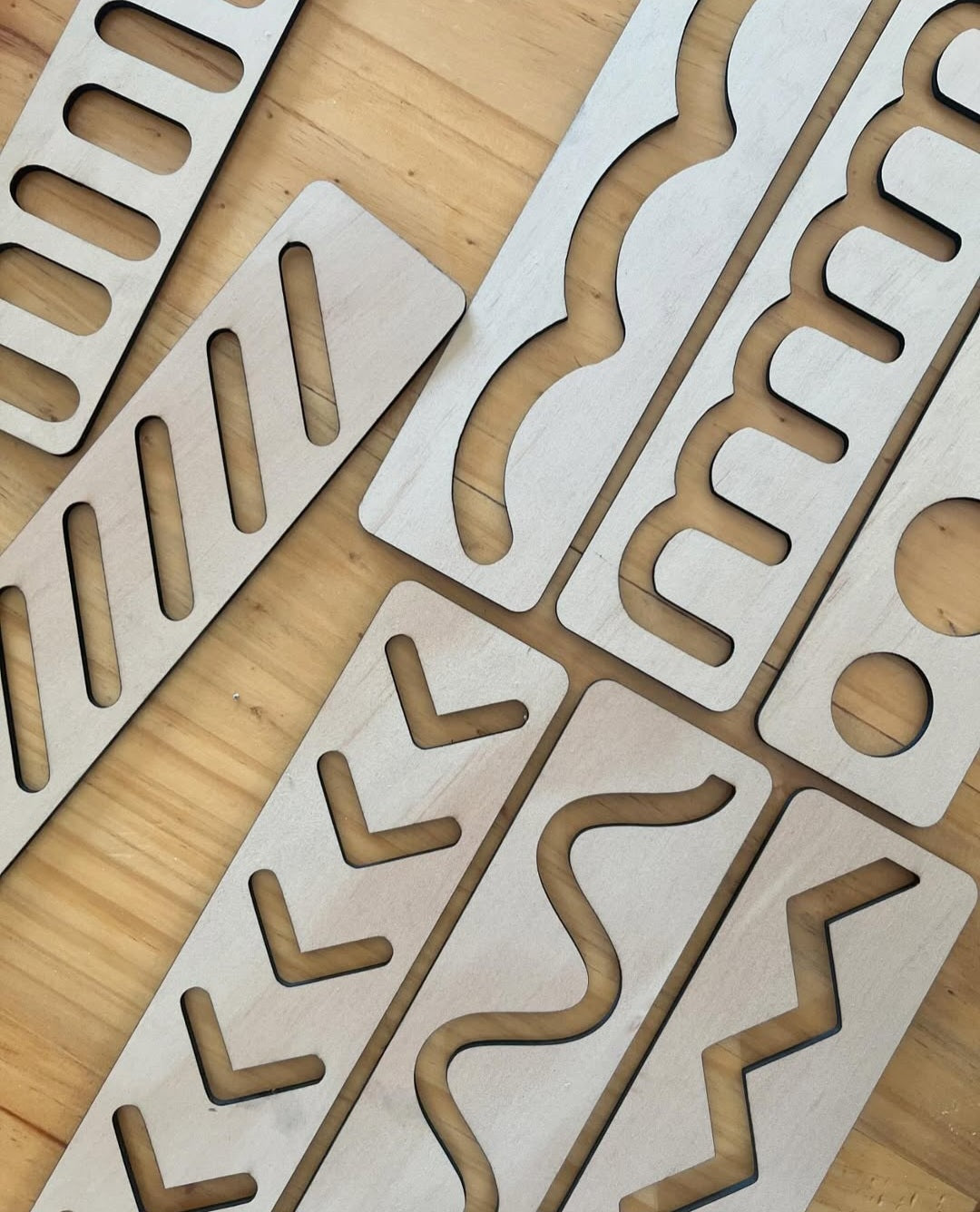 Set of 8 Montessori Inspired Stencils