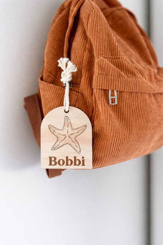 Personalised Back to School Ocean Themed Bag Tags